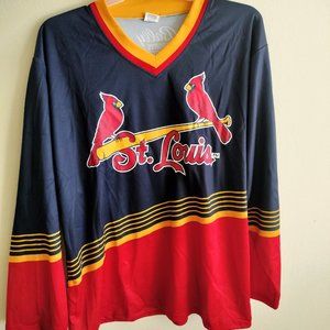 St. Louis Cardinals  90's Blues Hockey Jersey